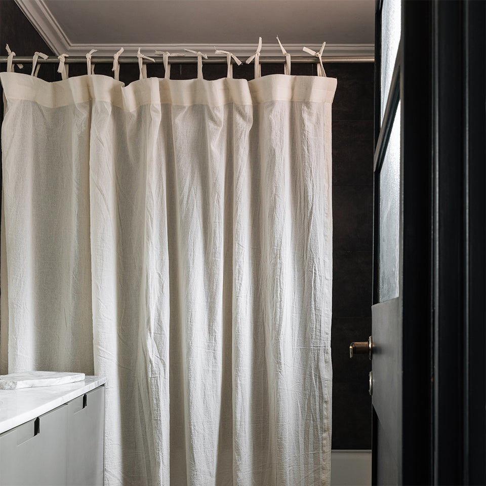 Cortina de Baño Tira Gasa Artesanal